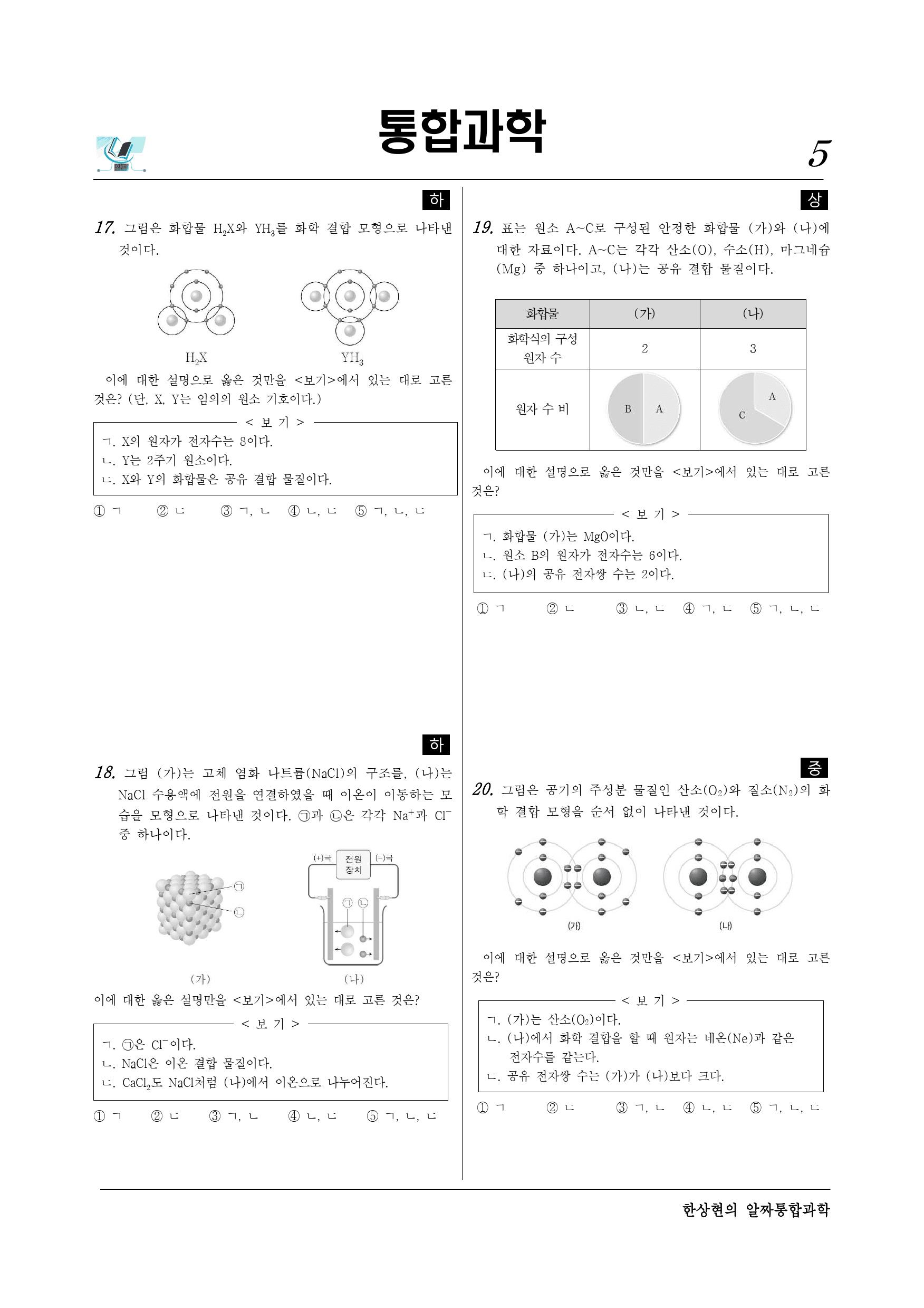 알짜 2-2-02 화학 결합과 물질의 성질_preview_5