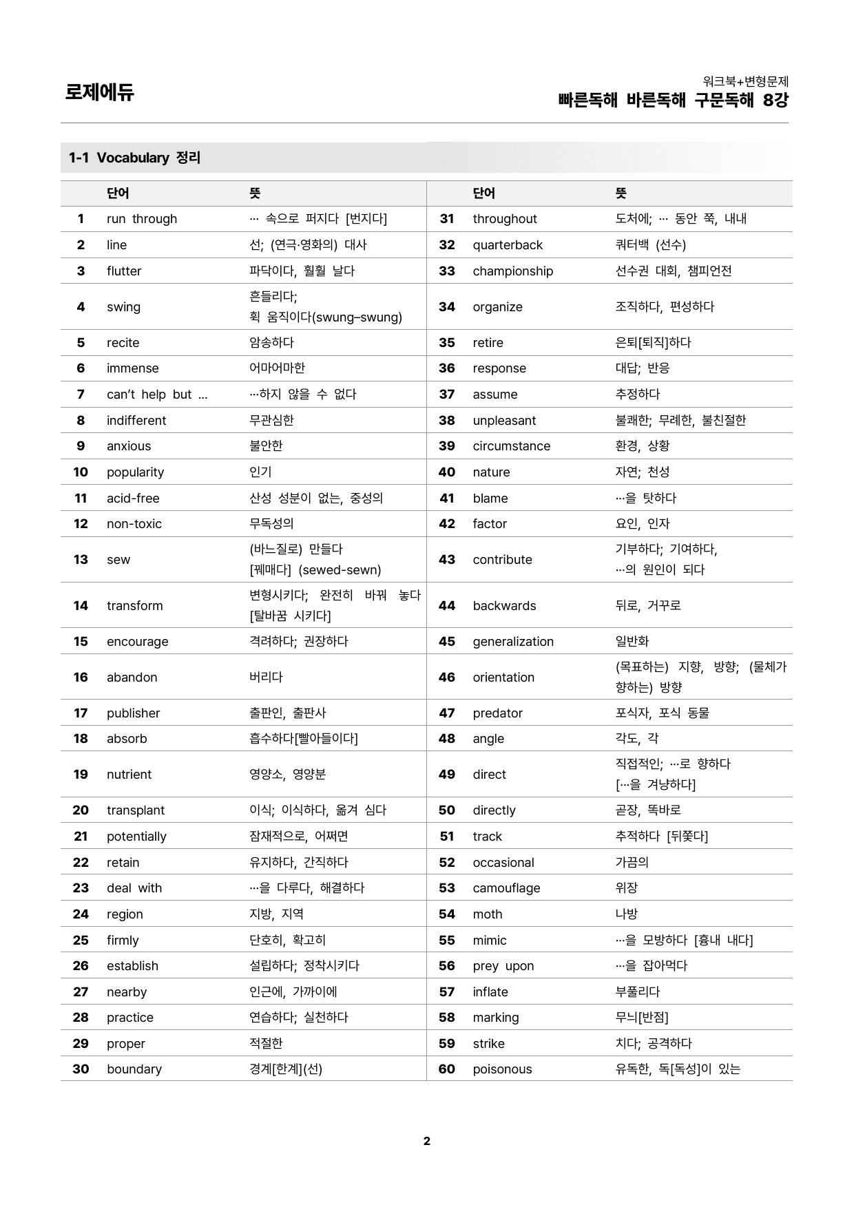 빠바 구문독해 8강 워크북 + 변형문제 155개 All in One_preview_undefined