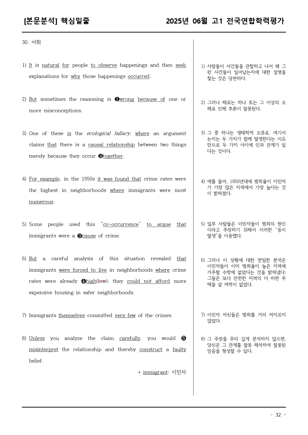 25년06월 고1 학평모의고사 (어휘+워크북+기본변형문제)_preview_32