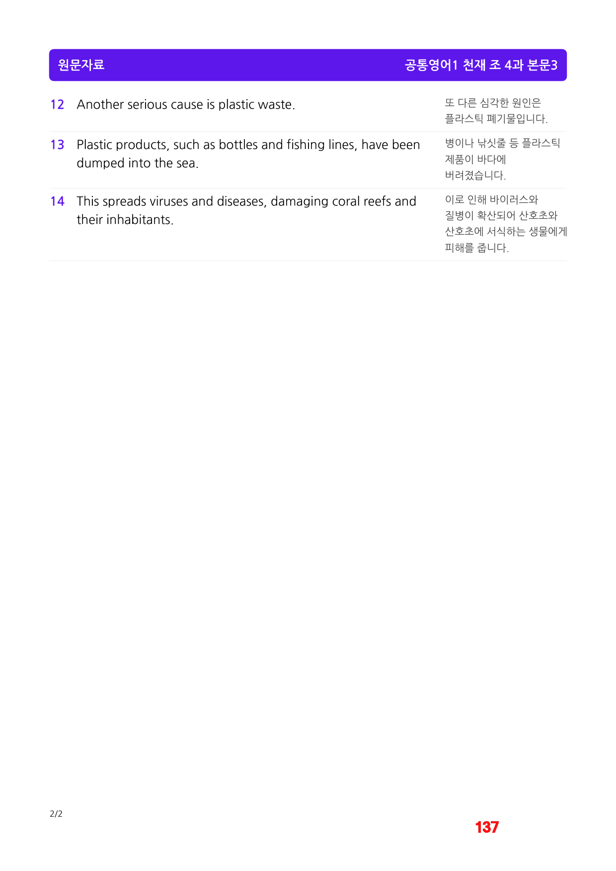 0공통영어1 천재 조, 책전체 빠른마인드맵+좌배빈 by 최상위영어_preview_137