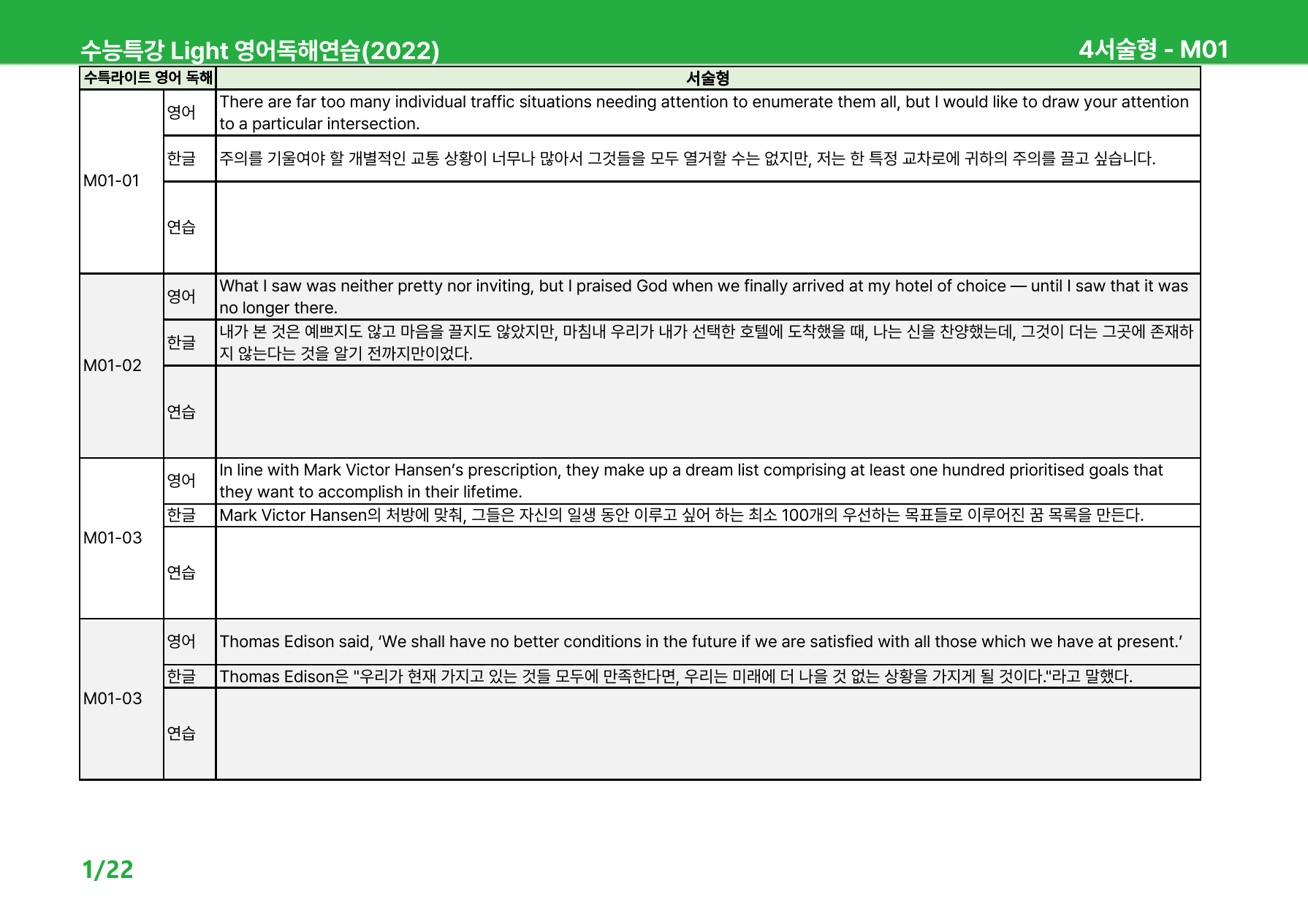 수능특강 Light 영어독해 (2022) Test1 - 상세분석_preview_113
