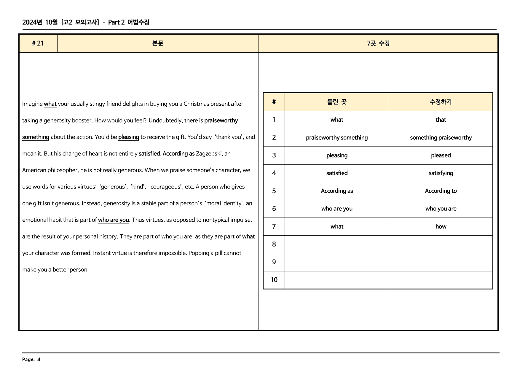 2024년 10월 고2 모의고사 깔끔한 분석과 완벽한 테스트_preview_52