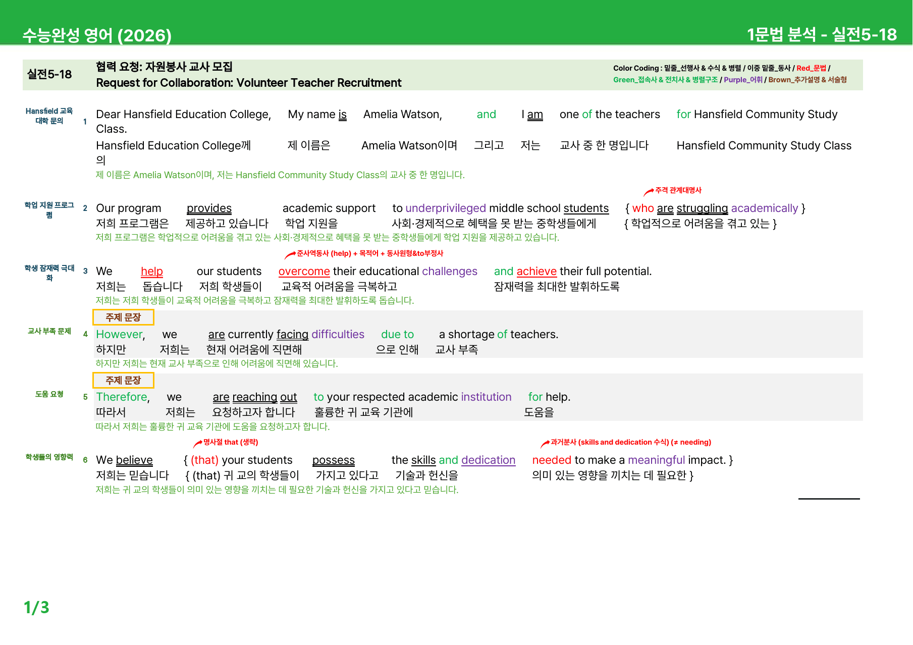 수능완성 2026 - 상세분석 실전5_preview_1