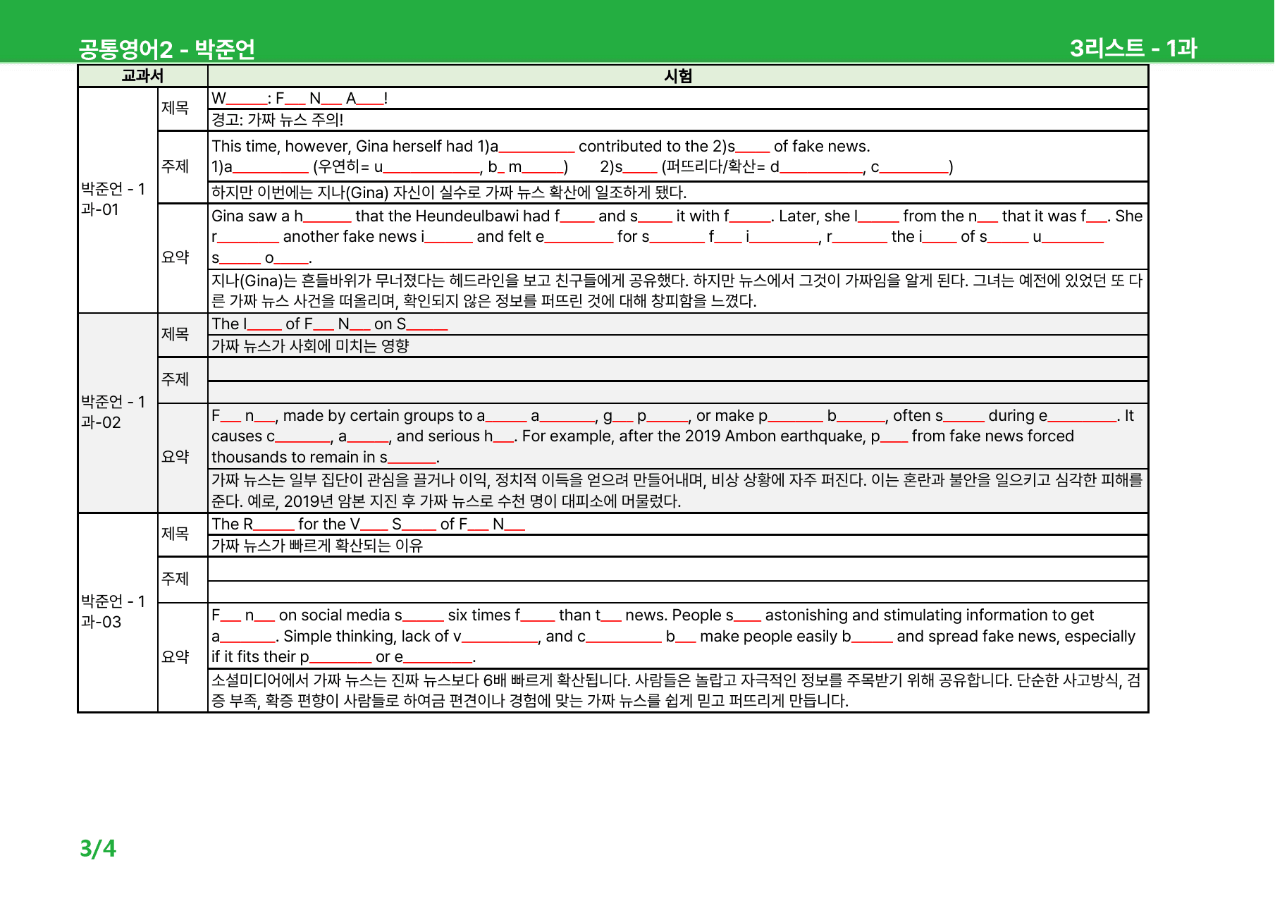 공통영어2 박준언 1과 - 상세분석 (+ 빈칸, 어법, 순서, 서술)_preview_21