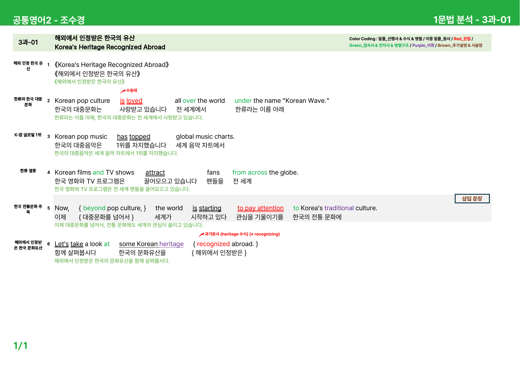 공통영어2 조수경 - 3과 상세분석 by 시드 잉글리쉬_preview_1