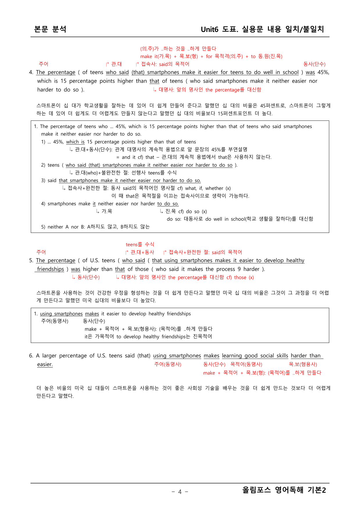올림포스 영어독해2 6단원 본문분석_preview_undefined