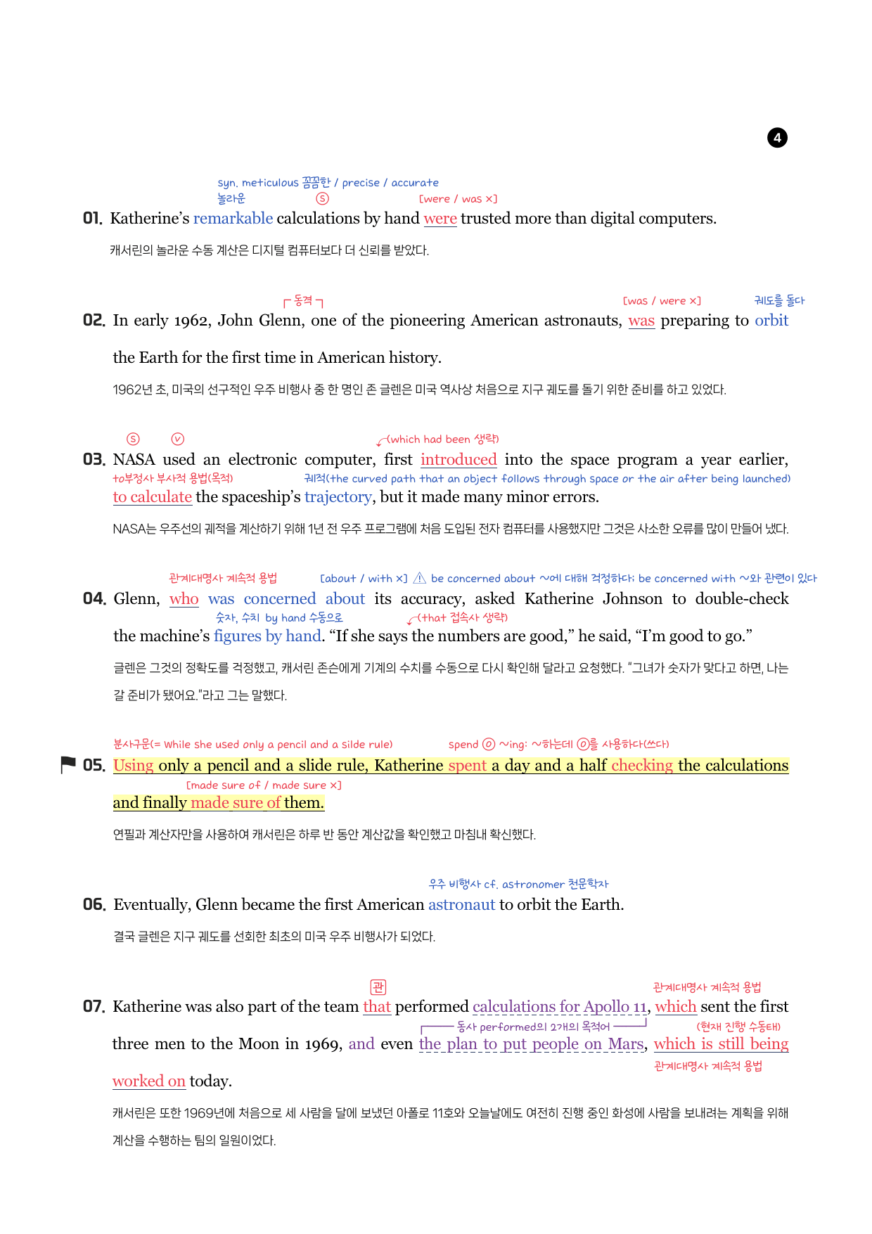 YBM(김)-공통영어2-3과-분석노트-필수문장-Grammar Check_preview_undefined