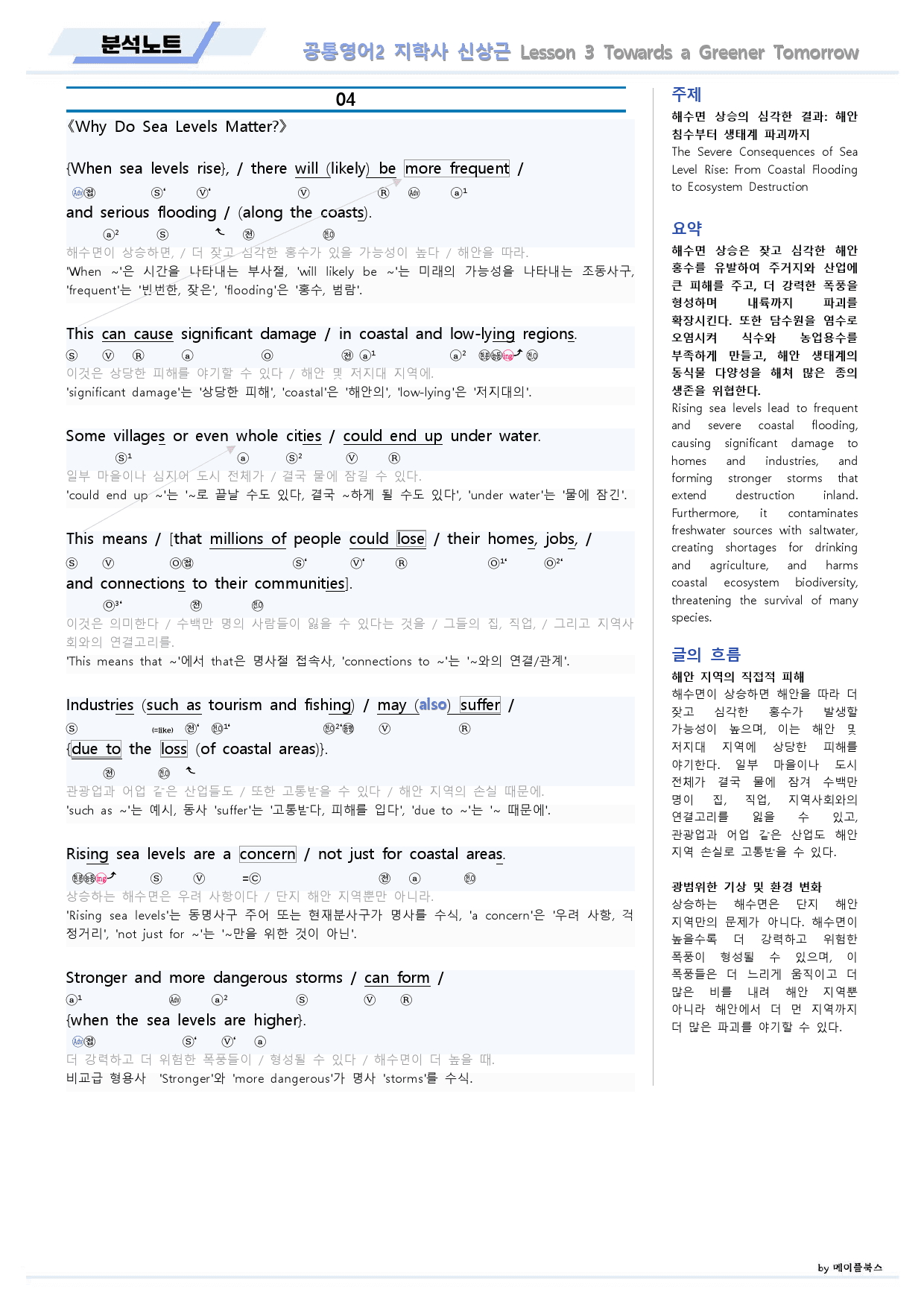 공통영어2 지학사 신상근 03 3과 3강 분석노트 10종 22년 개정_preview_6