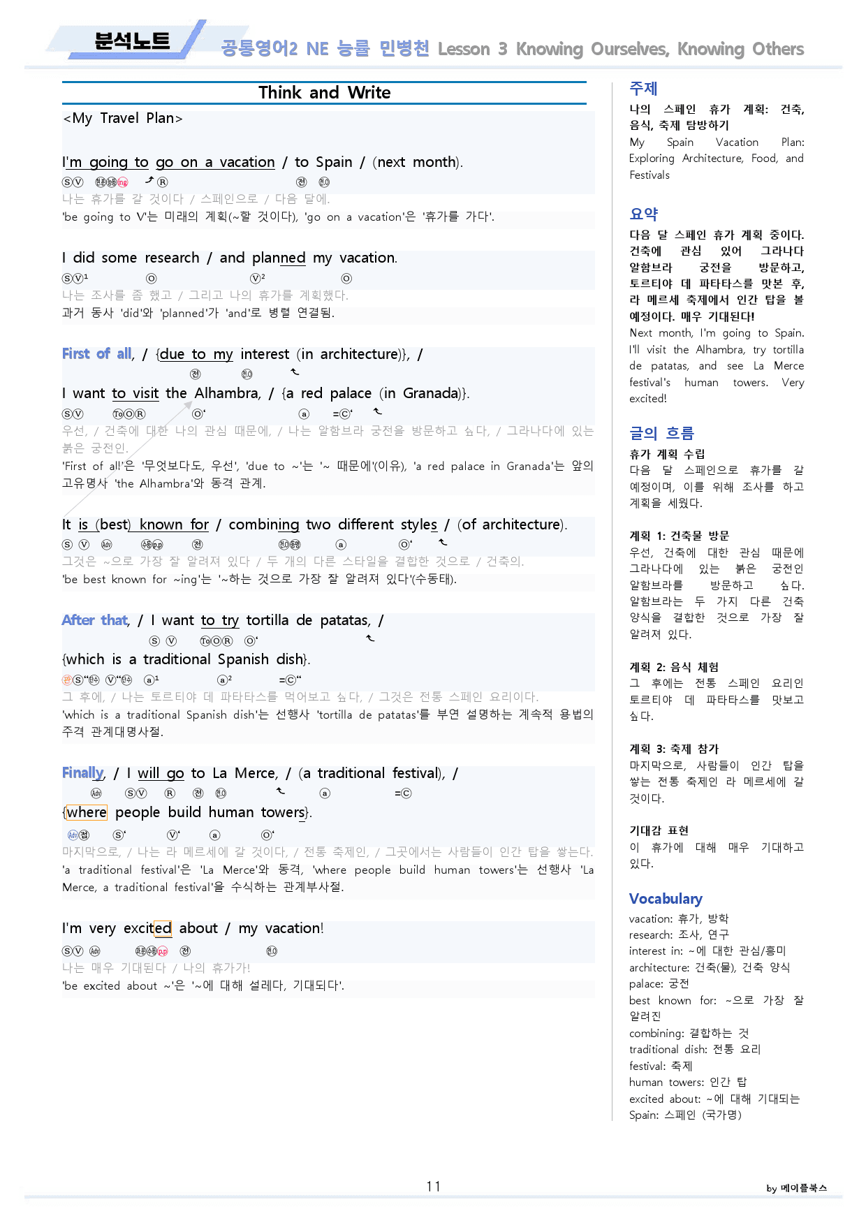 공통영어2 능률 민병천 3강 3과 분석노트 변형문제 워크북 올인원_preview_11