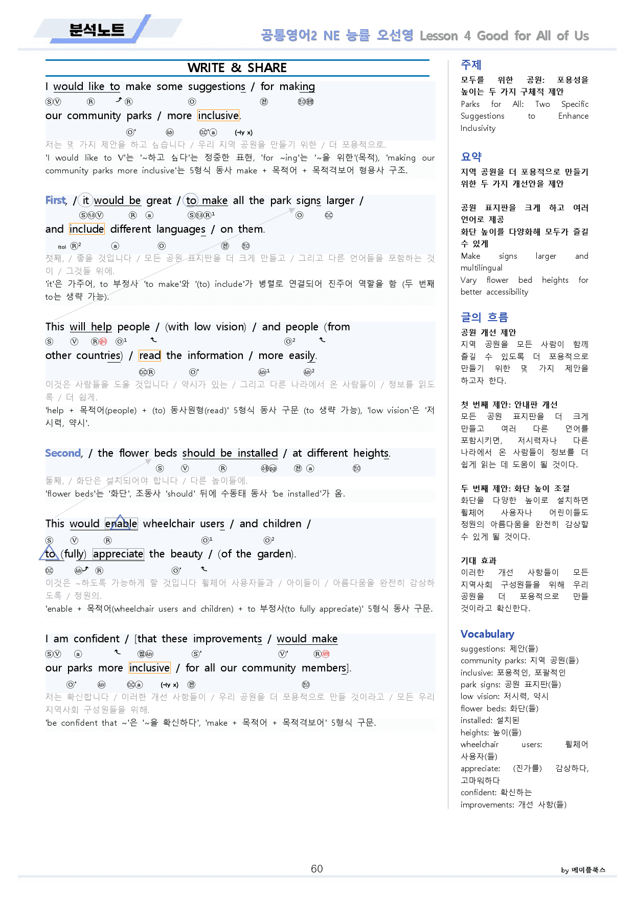 공통영어2 능률 오선영 분석노트 전체 통합 할인 22년 개정판_preview_60
