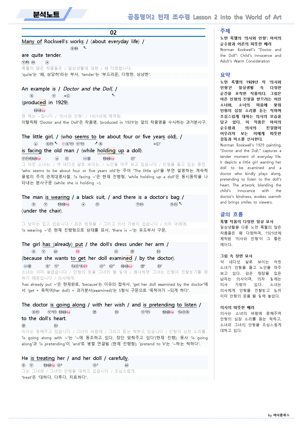 공통영어2 천재 조수경 2강 2과 분석노트 by 메이플북스_preview_3