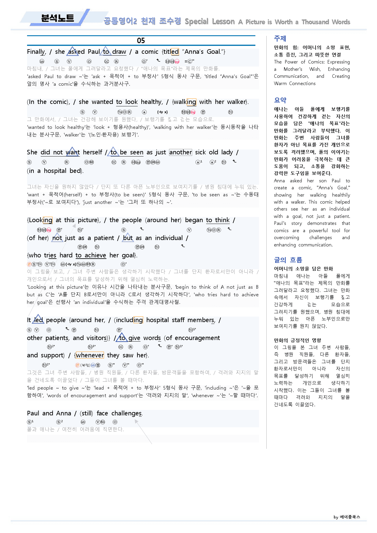 공통영어2 천재 조수경 Special 레슨 분석노트 by 메이플북스_preview_9