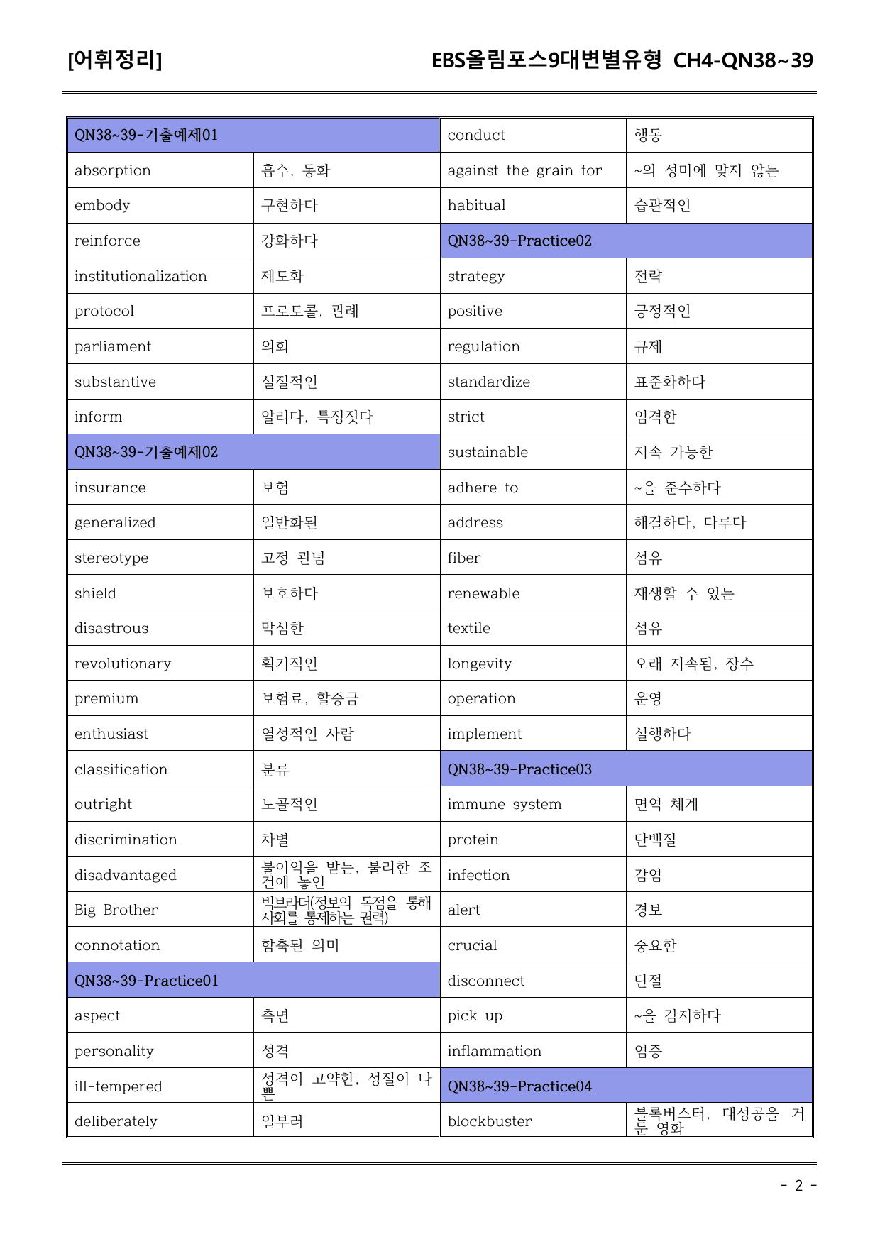 올림포스9대변별유형CH4 QN38~39 어휘+워크북+기본변형_preview_undefined