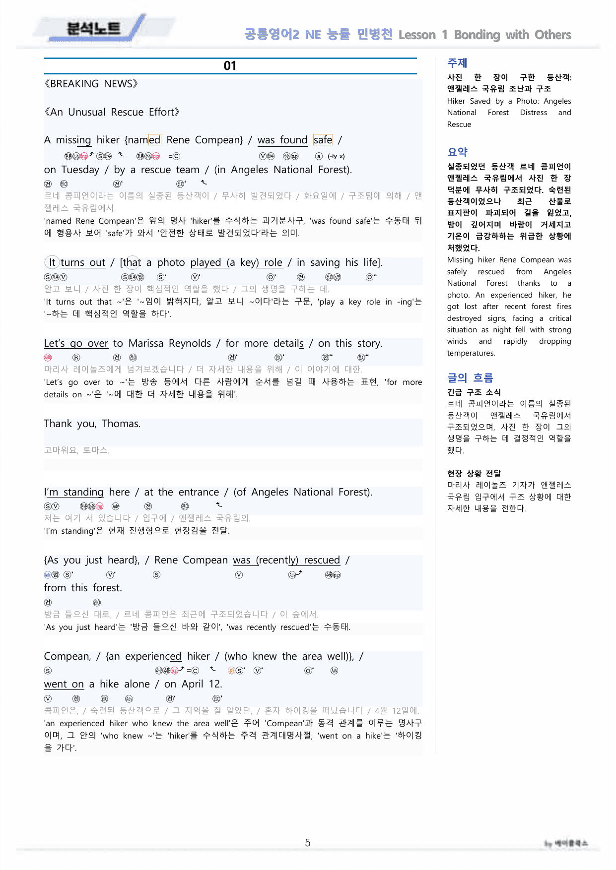 공통영어2 능률 민병천 분석 변형 워크북 올인원 전체 통합 파격 할인_preview_undefined