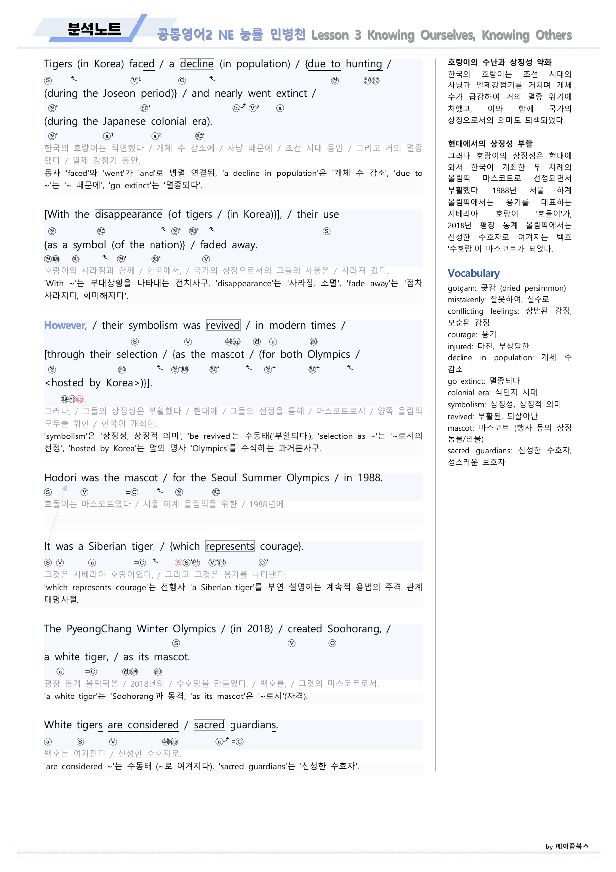공통영어2 능률 민병천 03 3강 3과 분석노트 22년 개정_preview_undefined