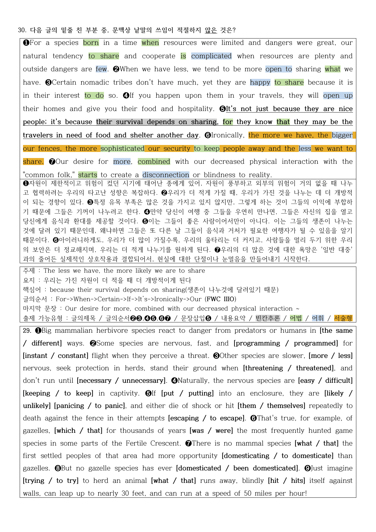 2025년 고1 9월 모의고사 정리노트&변형문제 (246문제)_preview_undefined