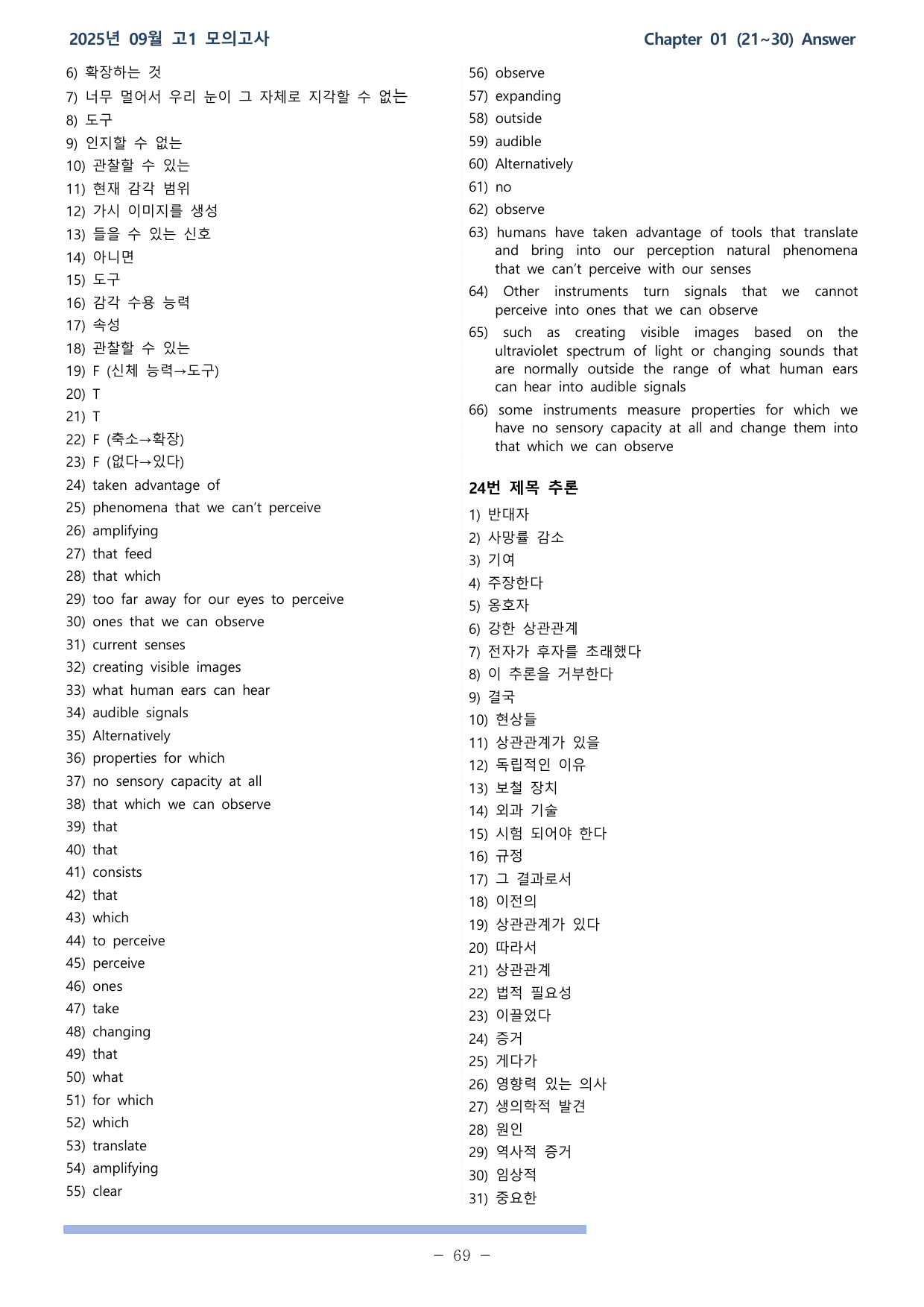 25학년 09월 고1 전국연합 21~30(25~28제외) 분석+워크북_preview_undefined