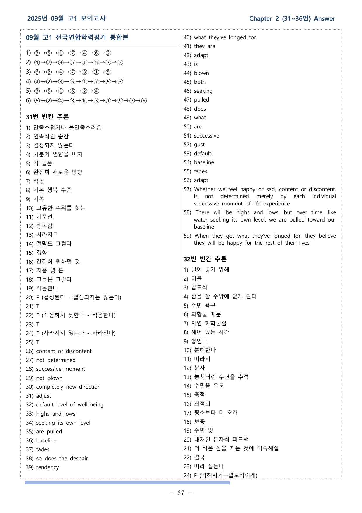 25학년 09월 고1 전국연합 31~36 분석+워크북_preview_undefined