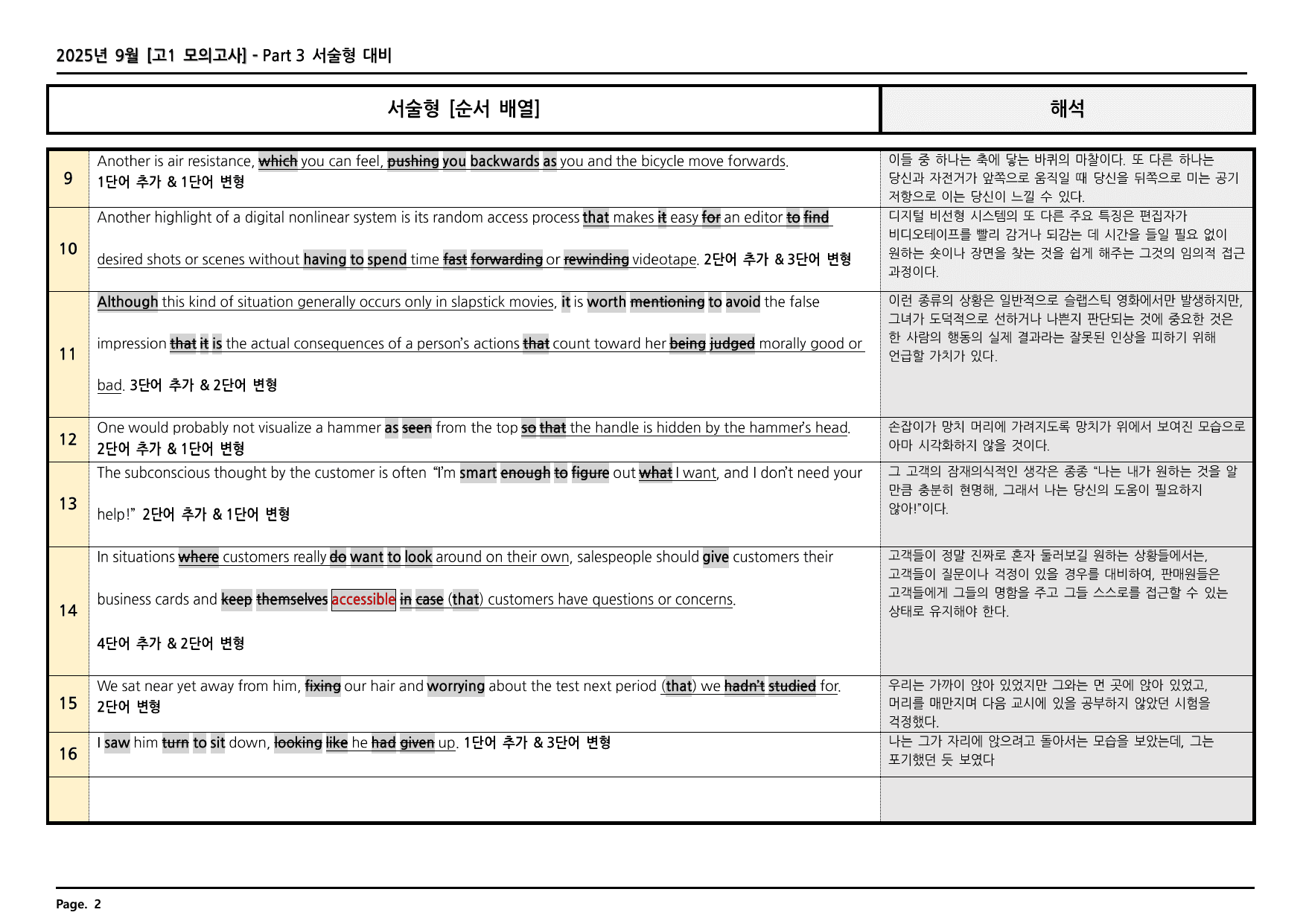 2025년 9월 고1 모의고사 깔끔한 분석과 완벽한 테스트_preview_undefined