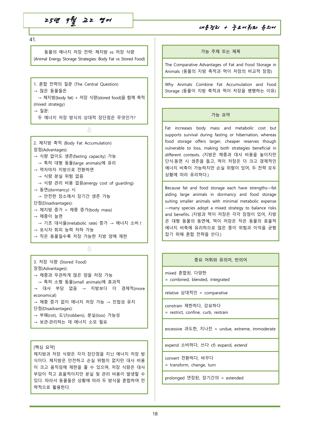 25년 9월 고2 모의고사 내용정리+유의어 자료_preview_undefined
