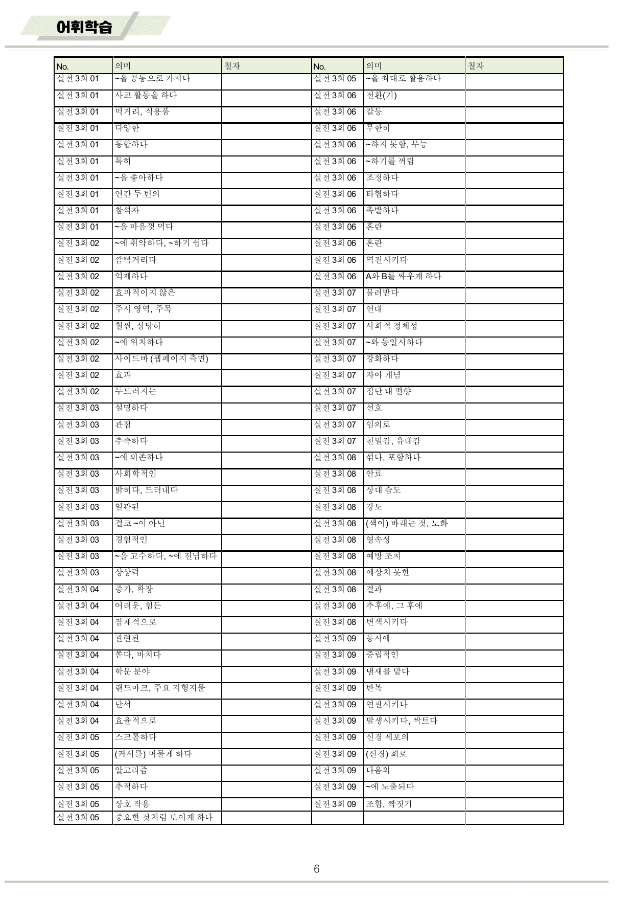올림포스 9대 변별유형 Chapter 5 실전 3회 전체 워크북 10종_preview_undefined