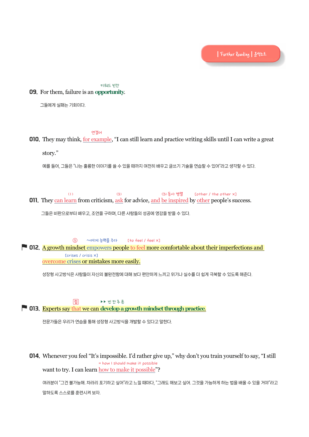 YBM(박)-공통영어(2)-분석노트 3과 + 그래머 체크 + 필수문장_preview_undefined