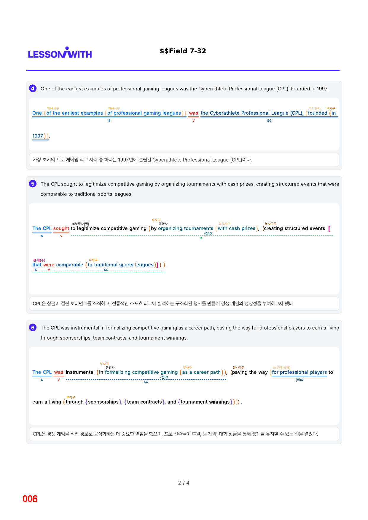 1번 자료=구문분석=고급영독, 영미비문학 Field 7_preview_undefined