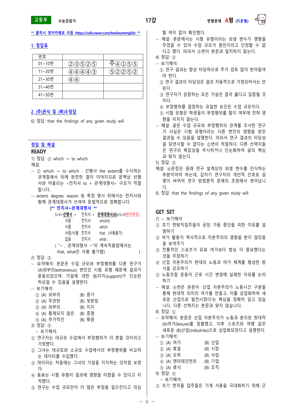 (EBS) 수능 감잡기 -- 변형문제 -- 17강 --(지문별)(유형별)_preview_undefined