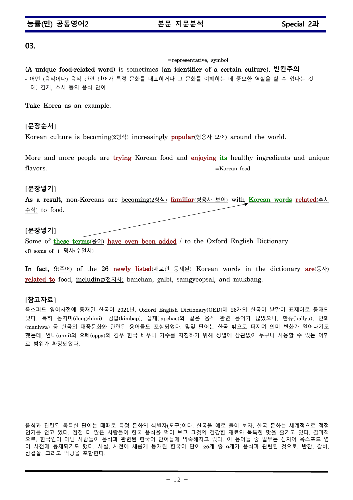 공통영어2 능률 민병천 Special 2과 한권으로 끝내기_preview_undefined