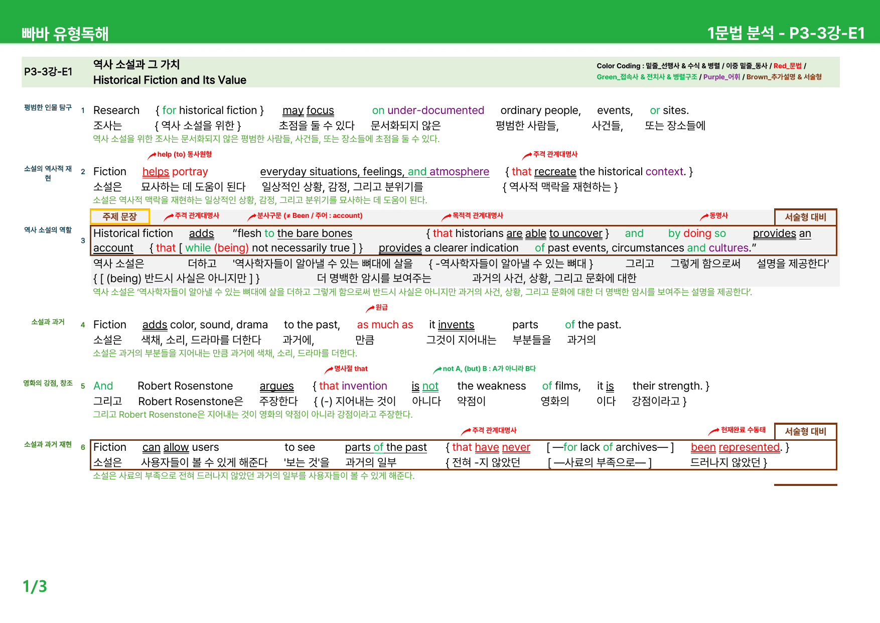 빠바 유형독해 (2024) 상세분석 - P3-3강, P3-4강_preview_undefined