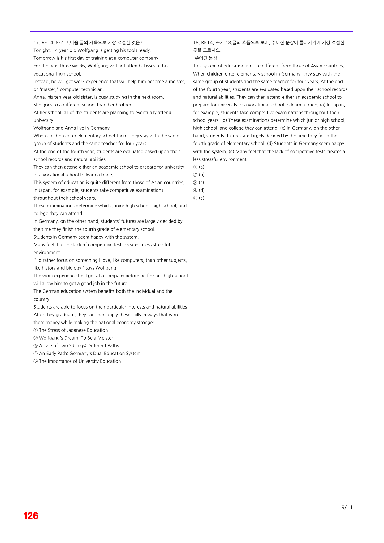 6번=빠른 점수UP 80제=Reading Expert 4 Unit 8_preview_undefined