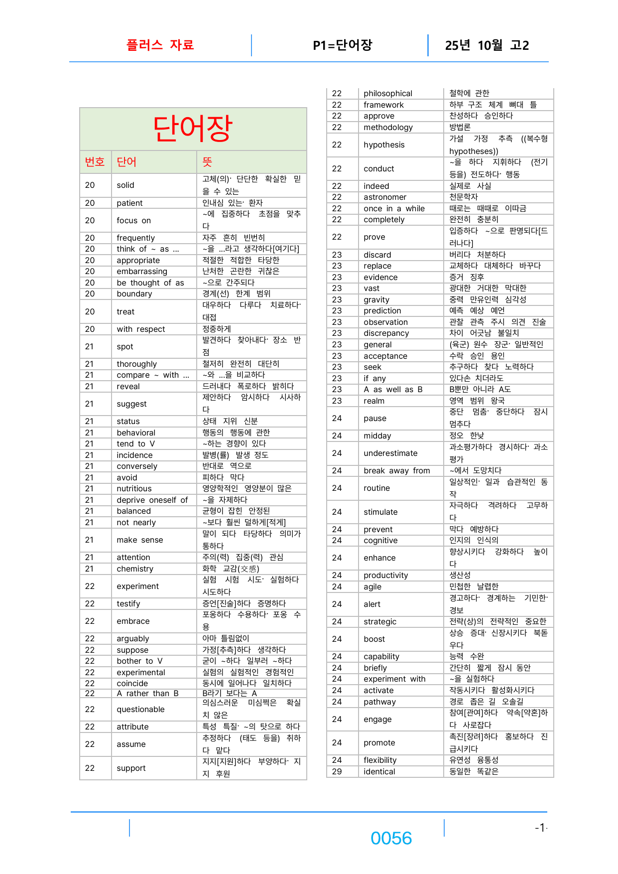 3번 자료=빠른 워크북=고2, 25년 10월 20~42번(일부지문 제외)_preview_undefined