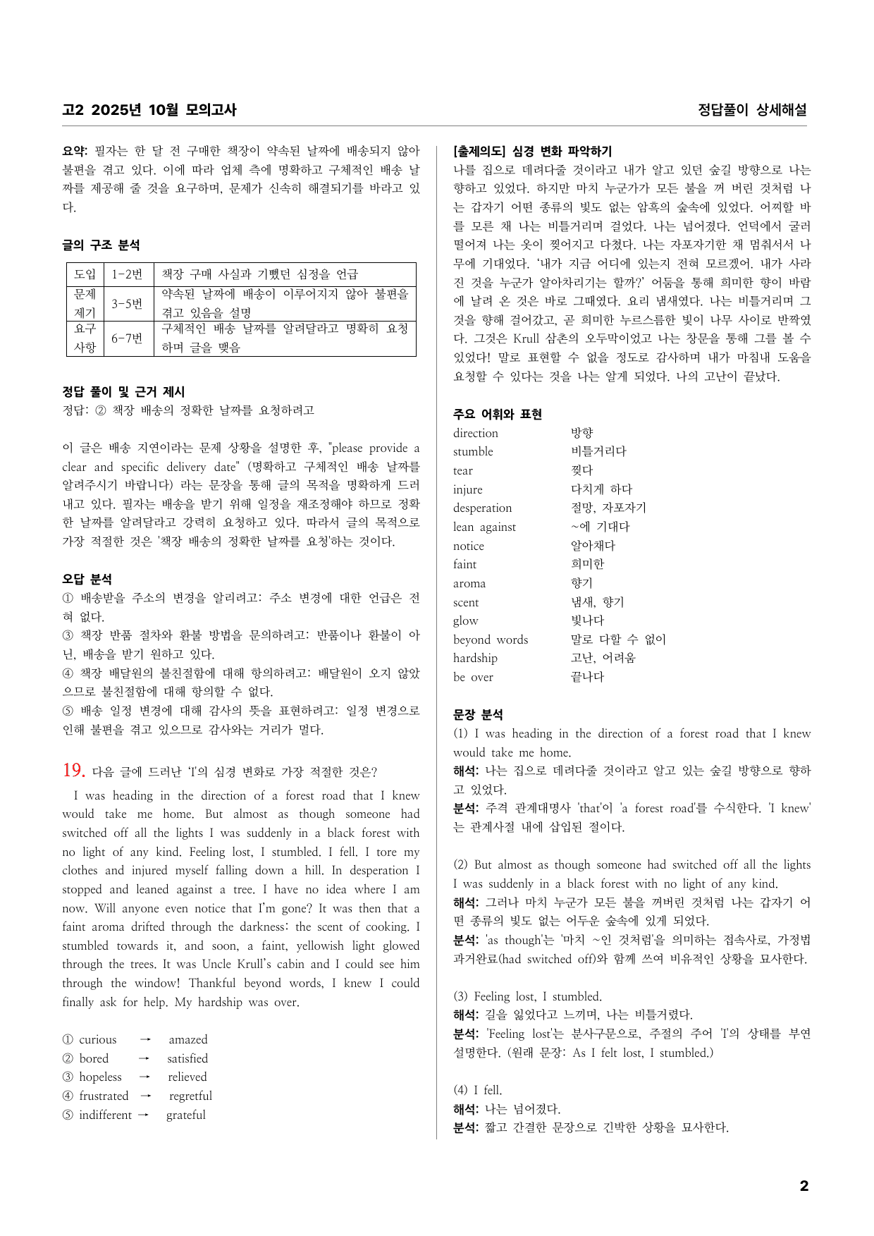 고2 2025년 10월 모의고사 정답풀이 상세해설_preview_undefined