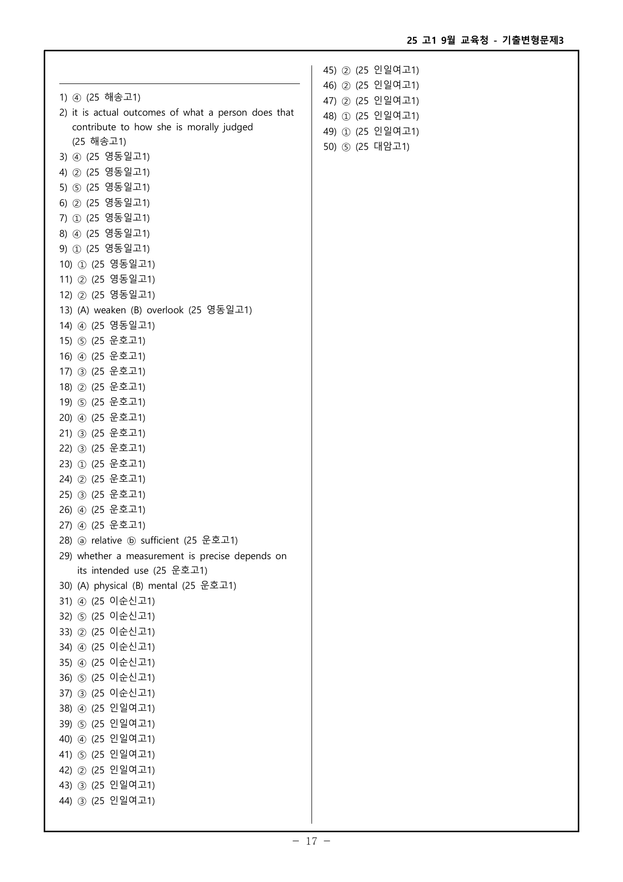 25 고1 9월 기출변형문제 410제 _preview_undefined