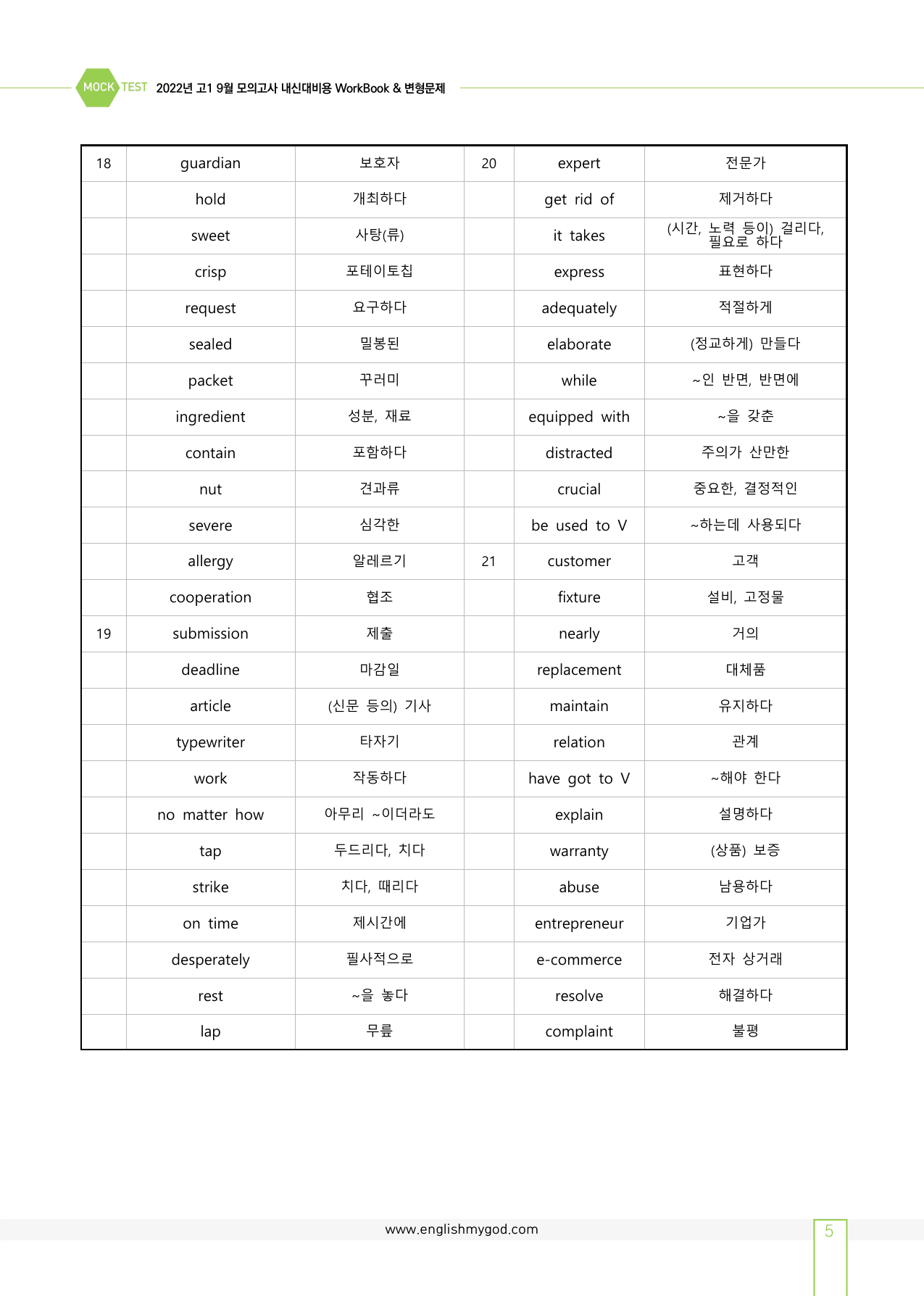 2022년 고1 9월 모의고사 워크북+변형문제(180제)_preview_undefined