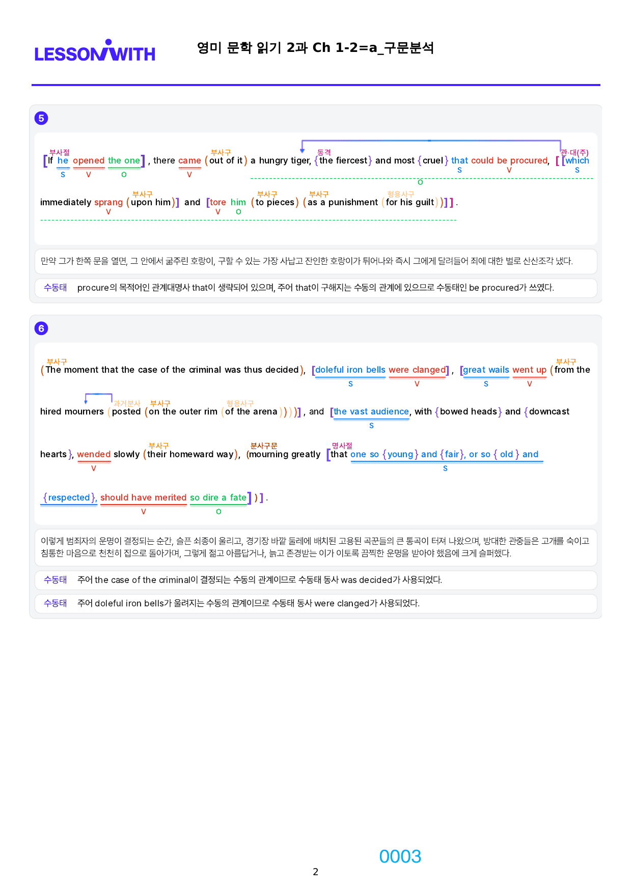 1번 자료=빠른 구문분석=고급영독, 영미 문학 2과_preview_undefined