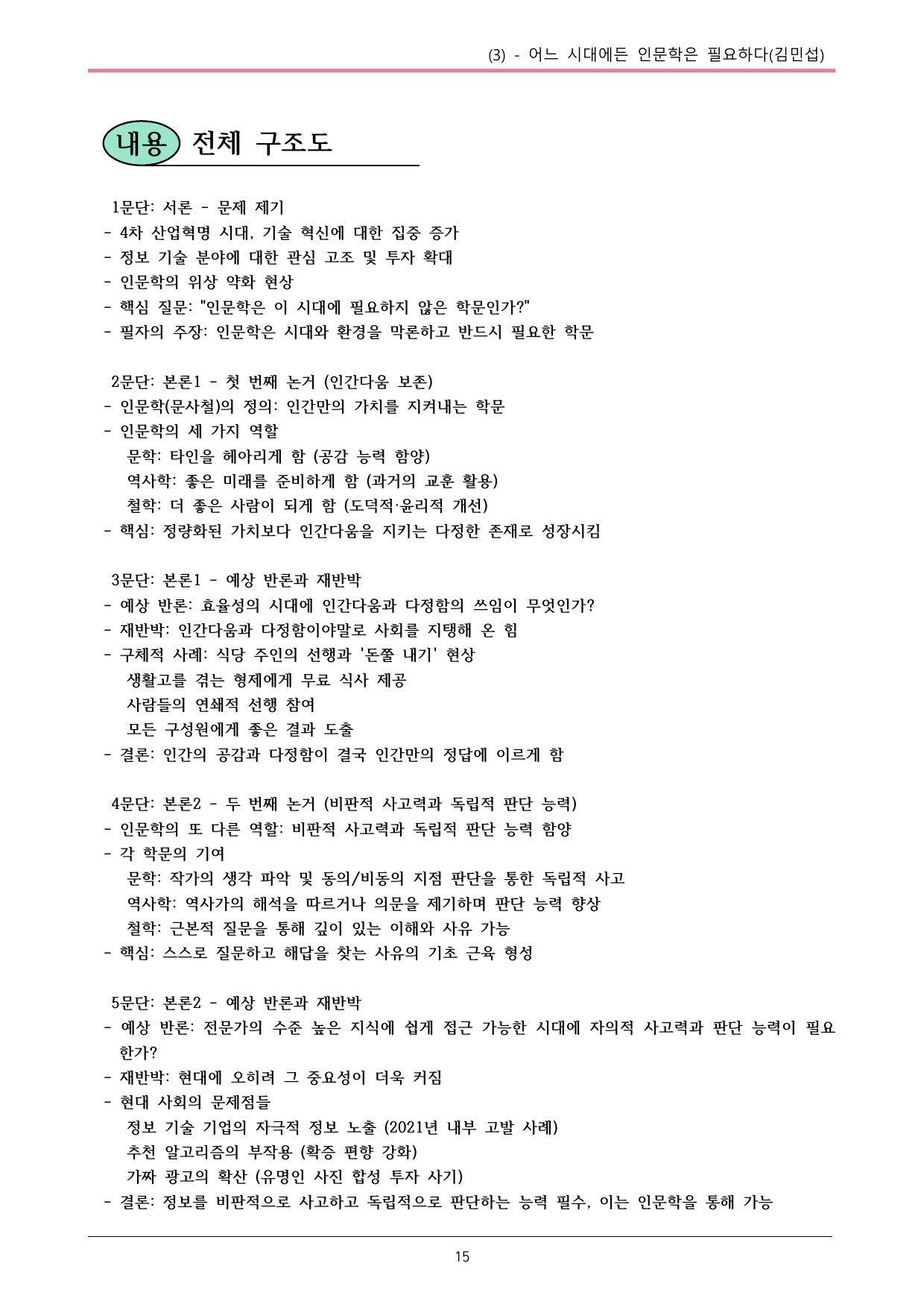 22개정 공통국어2 창비 4-3_어느 시대에든 인문학은 필요하다 내용정리_preview_undefined