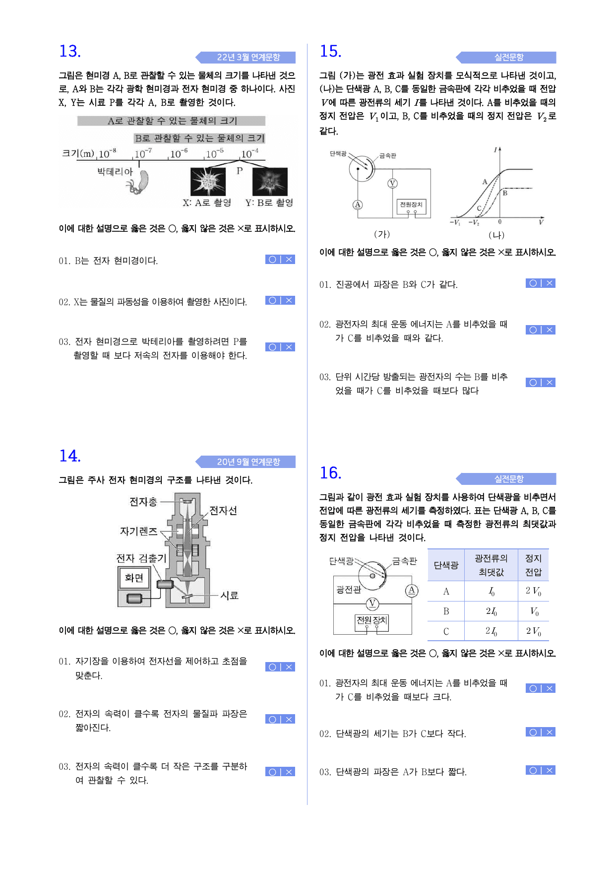 2학기 물리 기말대비 빛과 물질의 이중성_preview_undefined