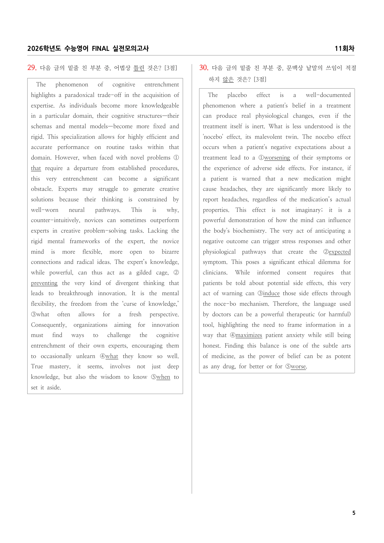 2026학년도 수능영어 FINAL 실전모의고사 11회차_preview_undefined