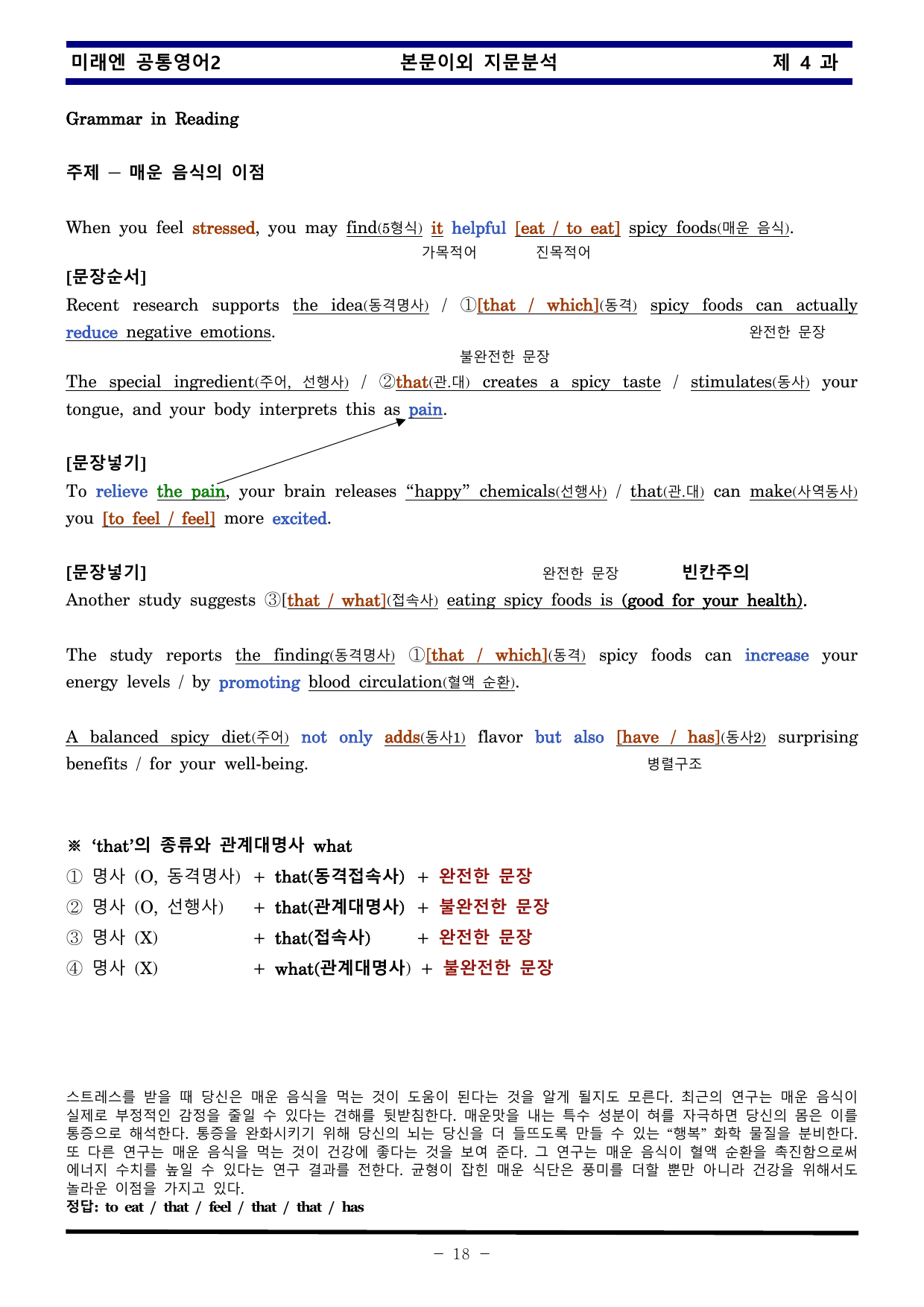 공통영어2 미래엔 4과 한권으로 끝내기 by 김신조_preview_undefined