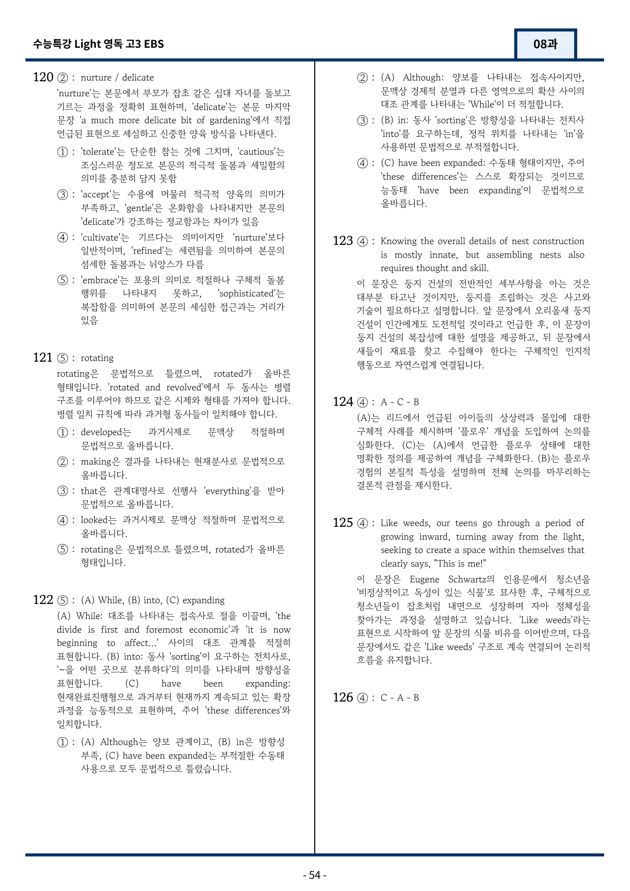 2025 EBS 수능특강 Light 영어독해연습 8강 변형문제 140문항_preview_undefined