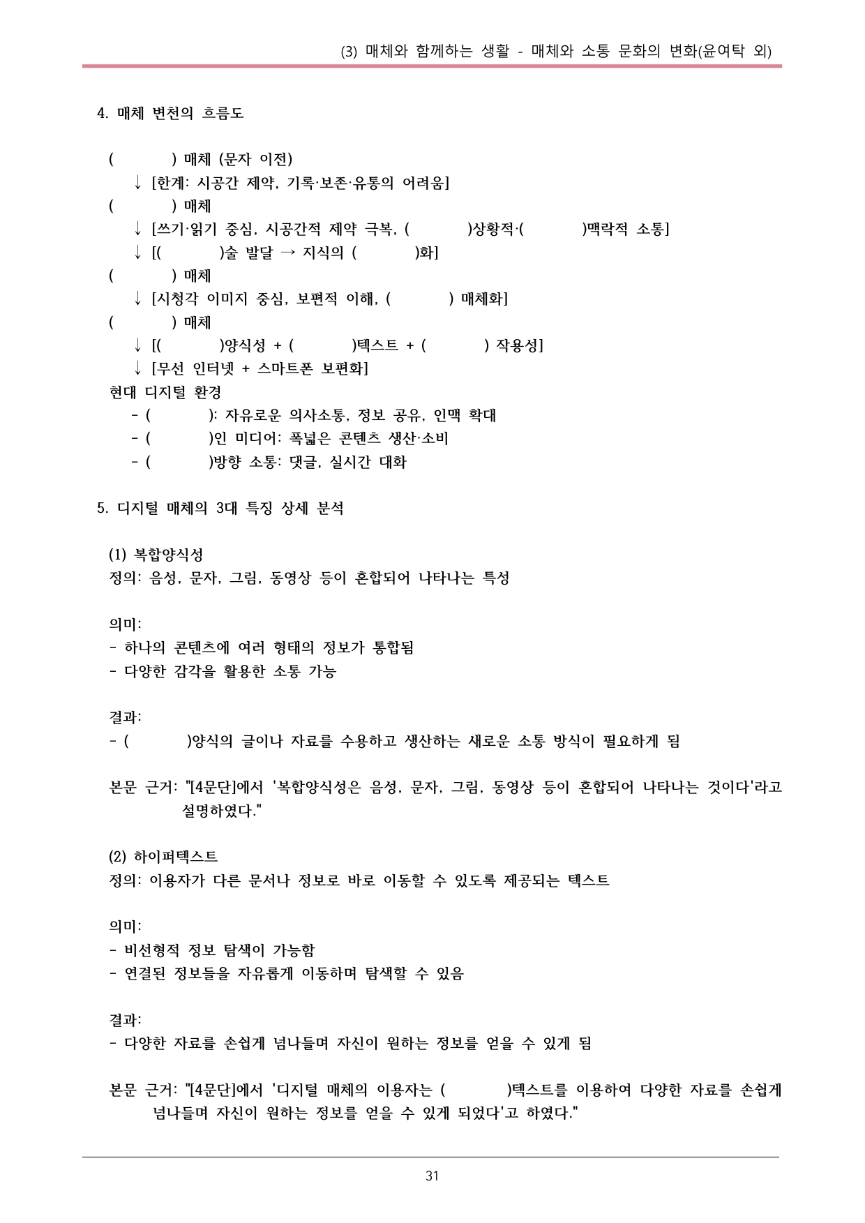 22개정 공통국어2 지학사 4-(3) 매체와 소통문화의 변화 내용정리_preview_undefined