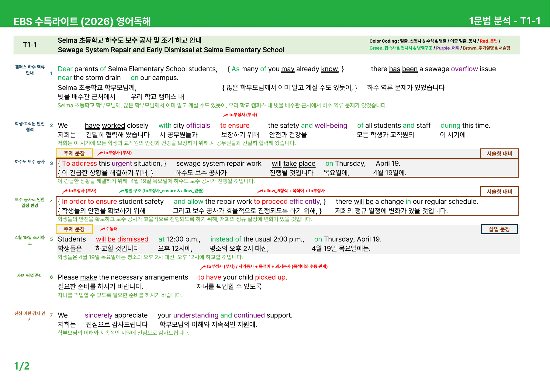 수능특강 Light 영어독해 (2026) Test 1 - 본문분석_preview_undefined