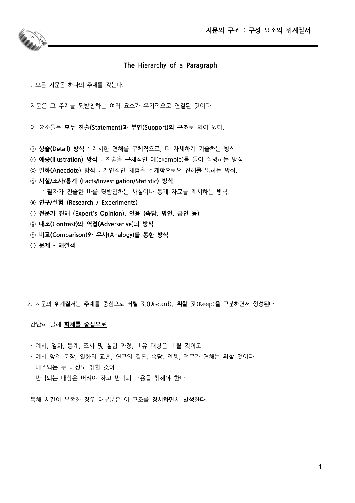 방학특강 수능 영어독해 Cure All (위계와 Focus)_preview_undefined
