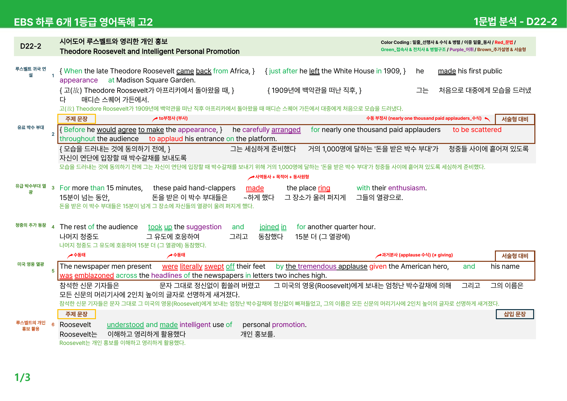 하루 6개 1등급 영어독해 고2 D22-25 - 본문분석_preview_undefined