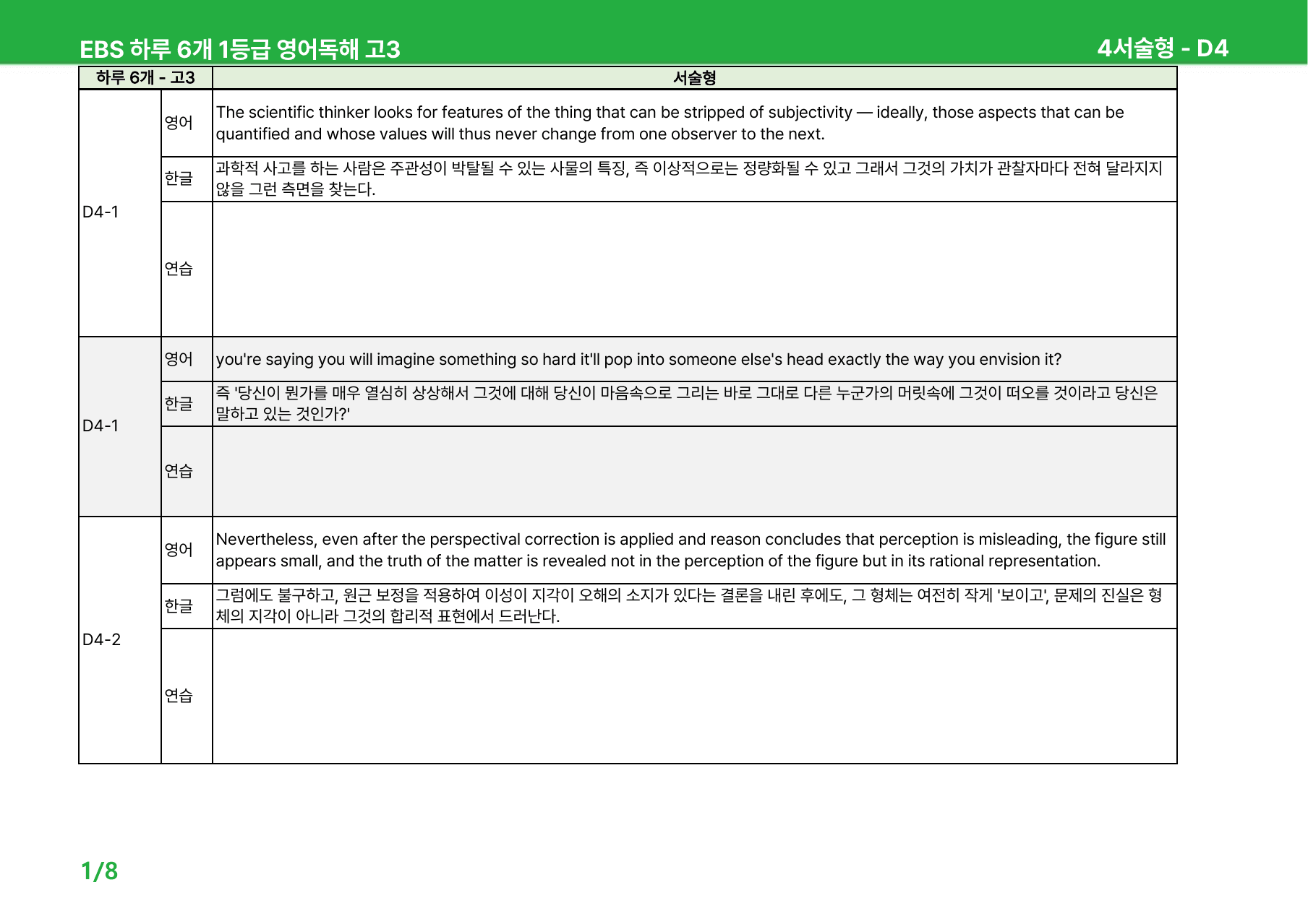 하루 6개 1등급 영어독해 고3 D4-6 - 본문분석_preview_undefined