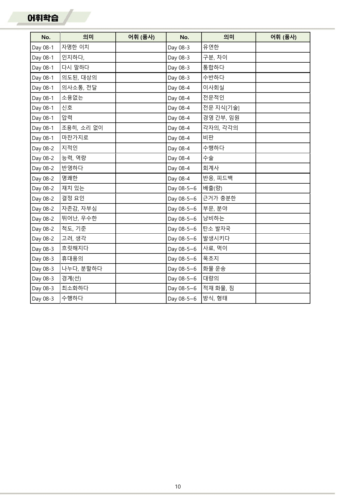 EBS 하루6개 1등급 영어독해 전국연합 고1 워크북 11종 08 day_preview_undefined