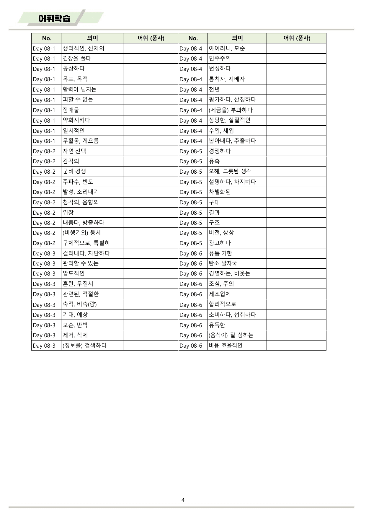 EBS 하루6개 1등급 영어독해 전국연합 고2 워크북 11종 08 day_preview_undefined