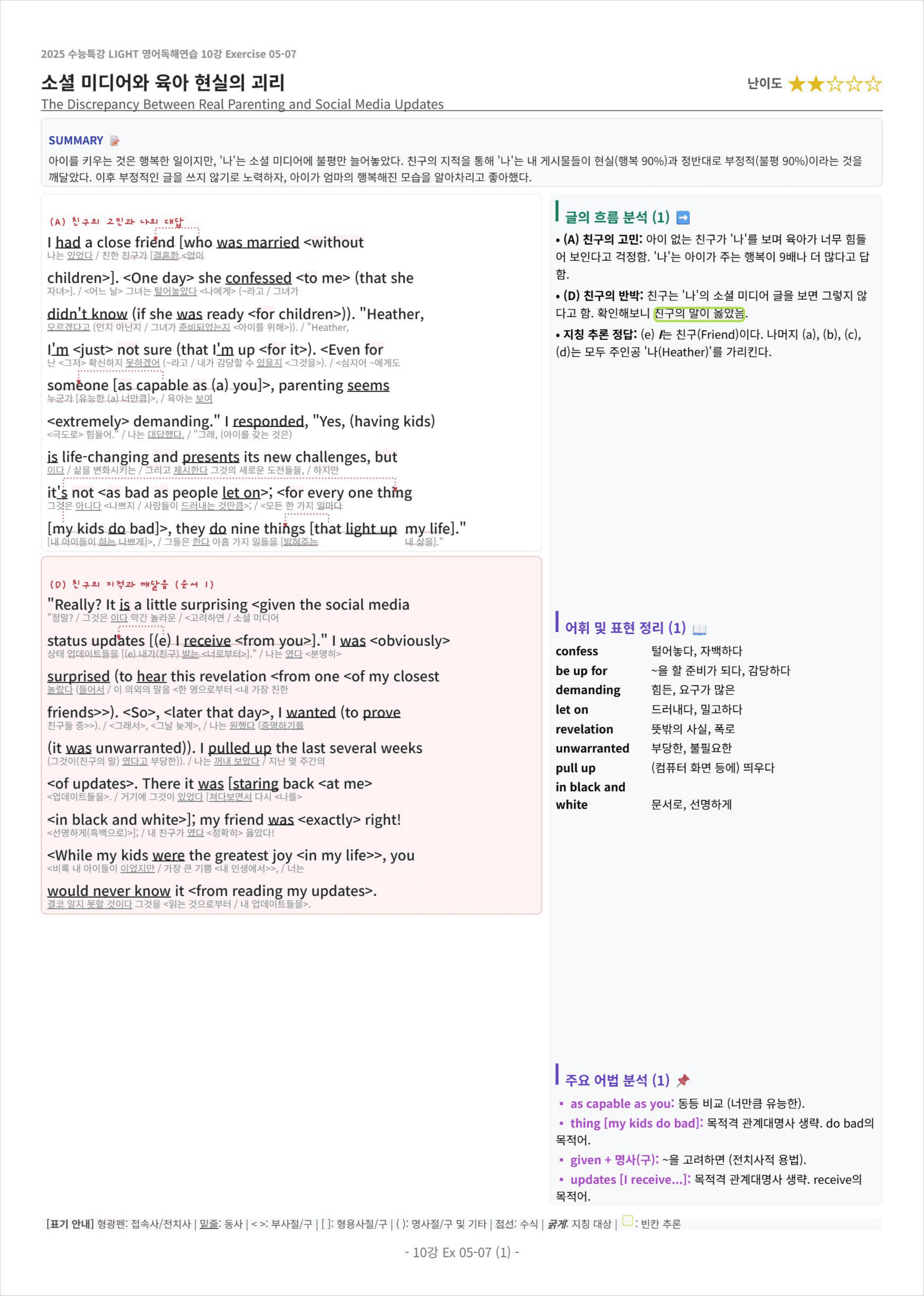 2025 수능특강 LIGHT 영어독해연습 10강 킹스분석(직독직해)_preview_undefined