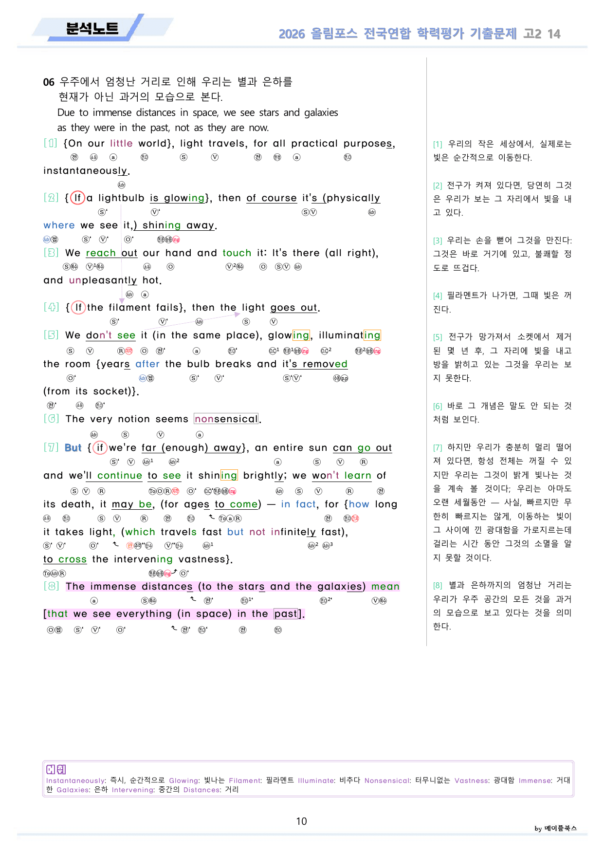 2026 올림포스 전국연합 기출문제 고2 분석 변형문제 워크북 14 강_preview_undefined